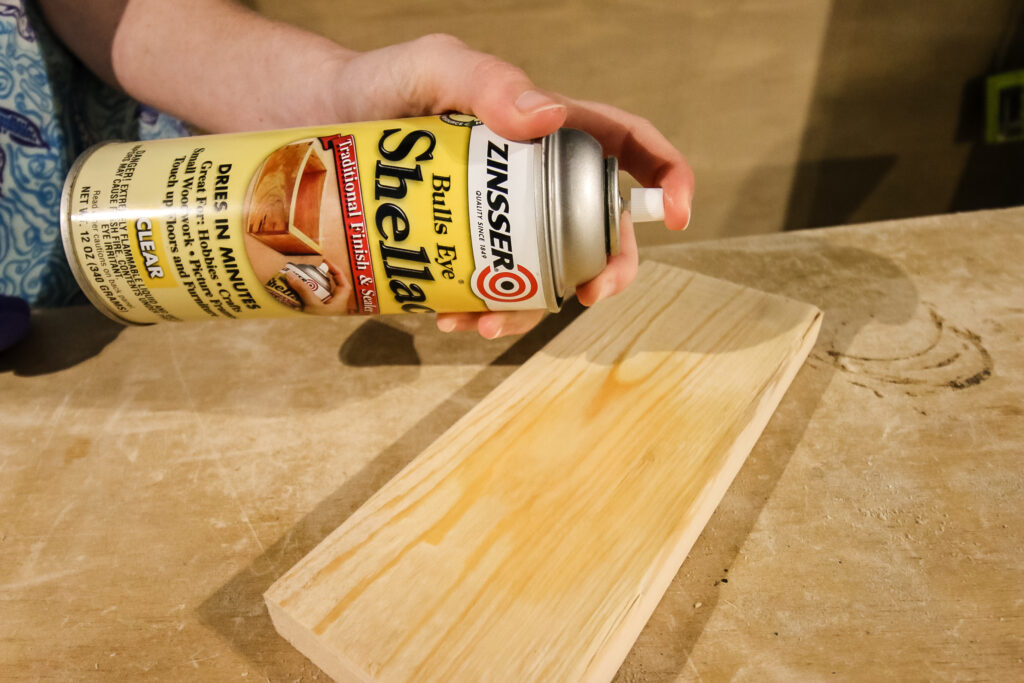 How to use Zinsser spray shellac