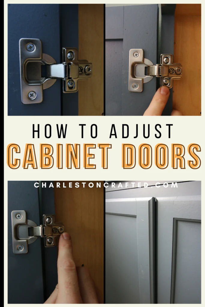 How to adjust cabinet doors - Charleston Crafted