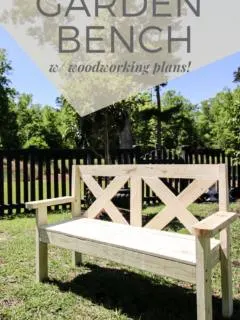 How to build a simple garden bench - Charleston Crafted