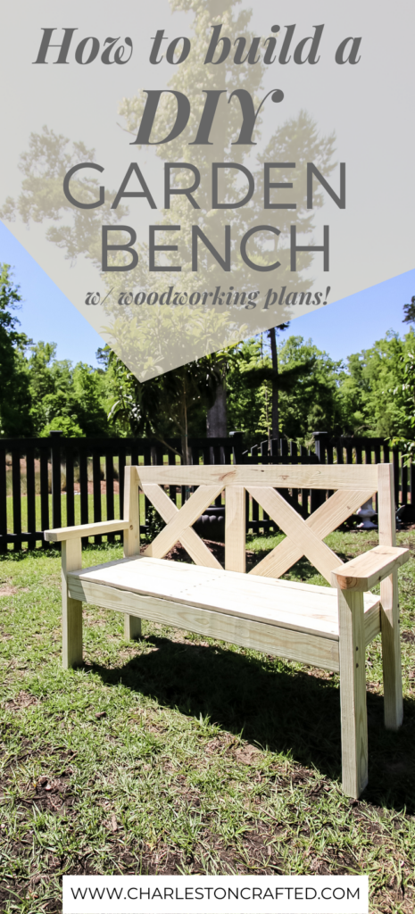 How to build a simple garden bench - Charleston Crafted