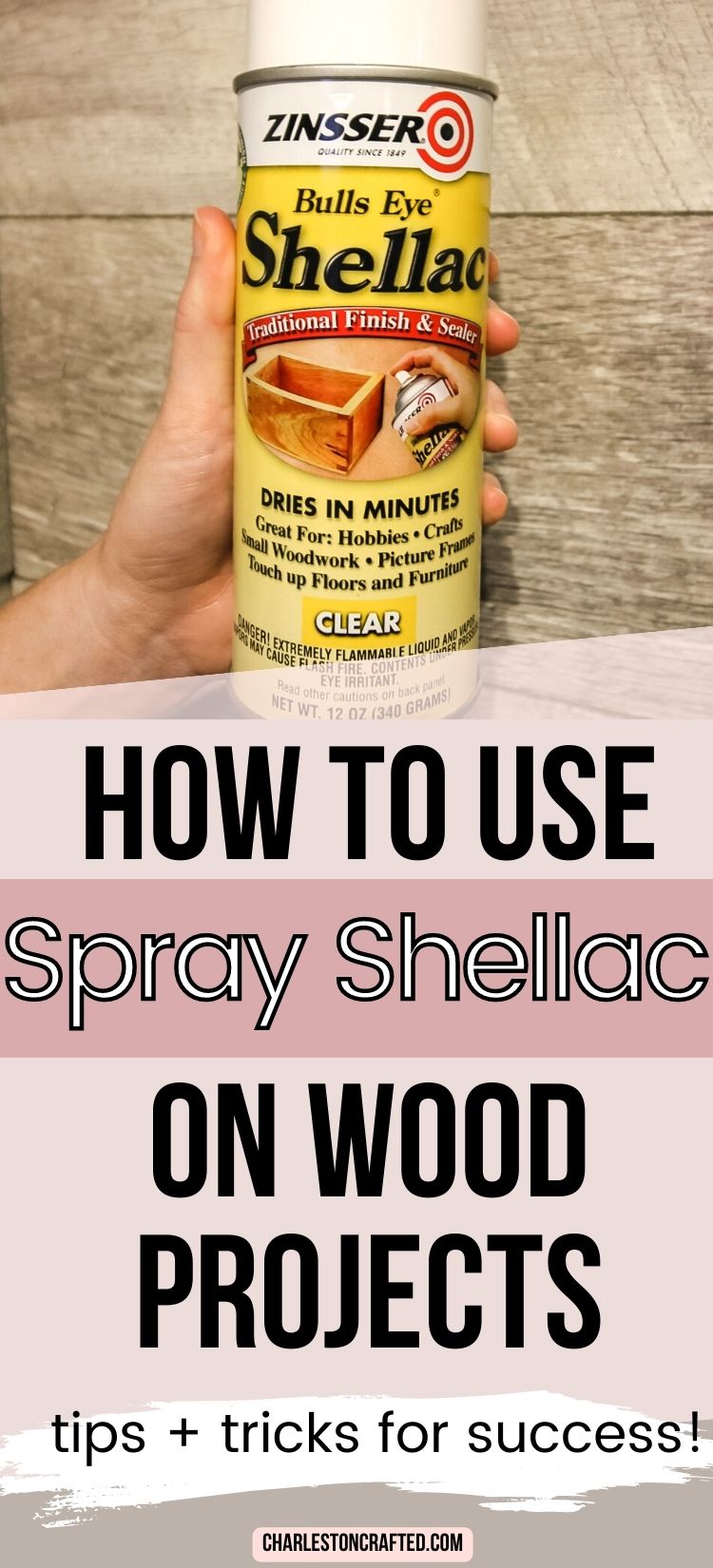 How to use Zinsser spray shellac