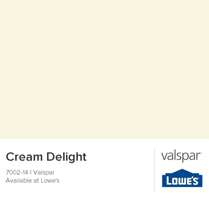 valspar cream delight