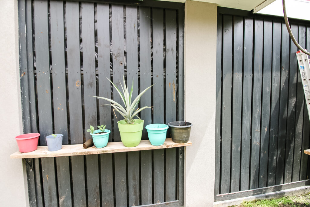 Open slats to garage