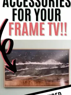 the best accessories for your samsung frame TV