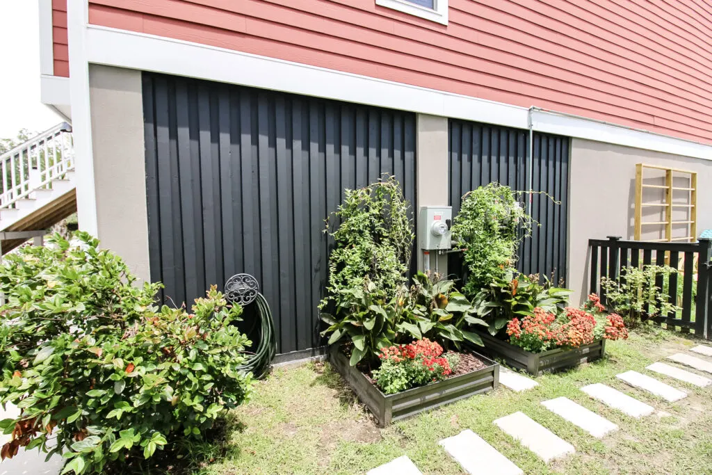 Garage after enclosing