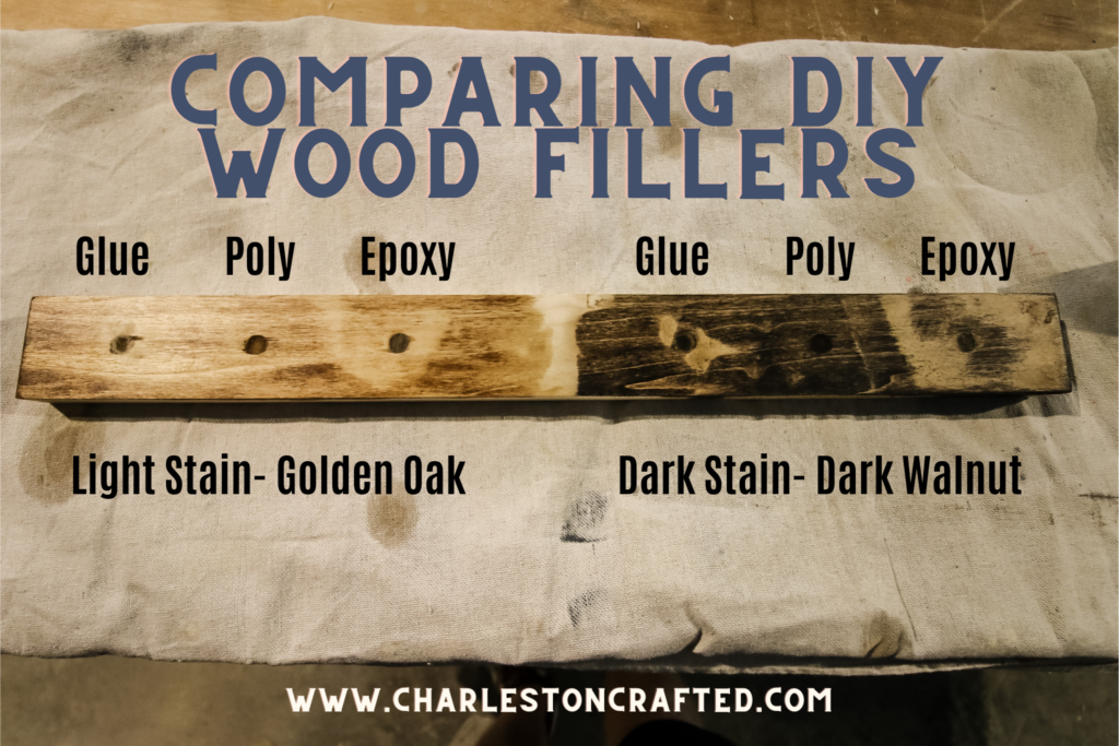 Comparing DIY wood fillers - Charleston Crafted