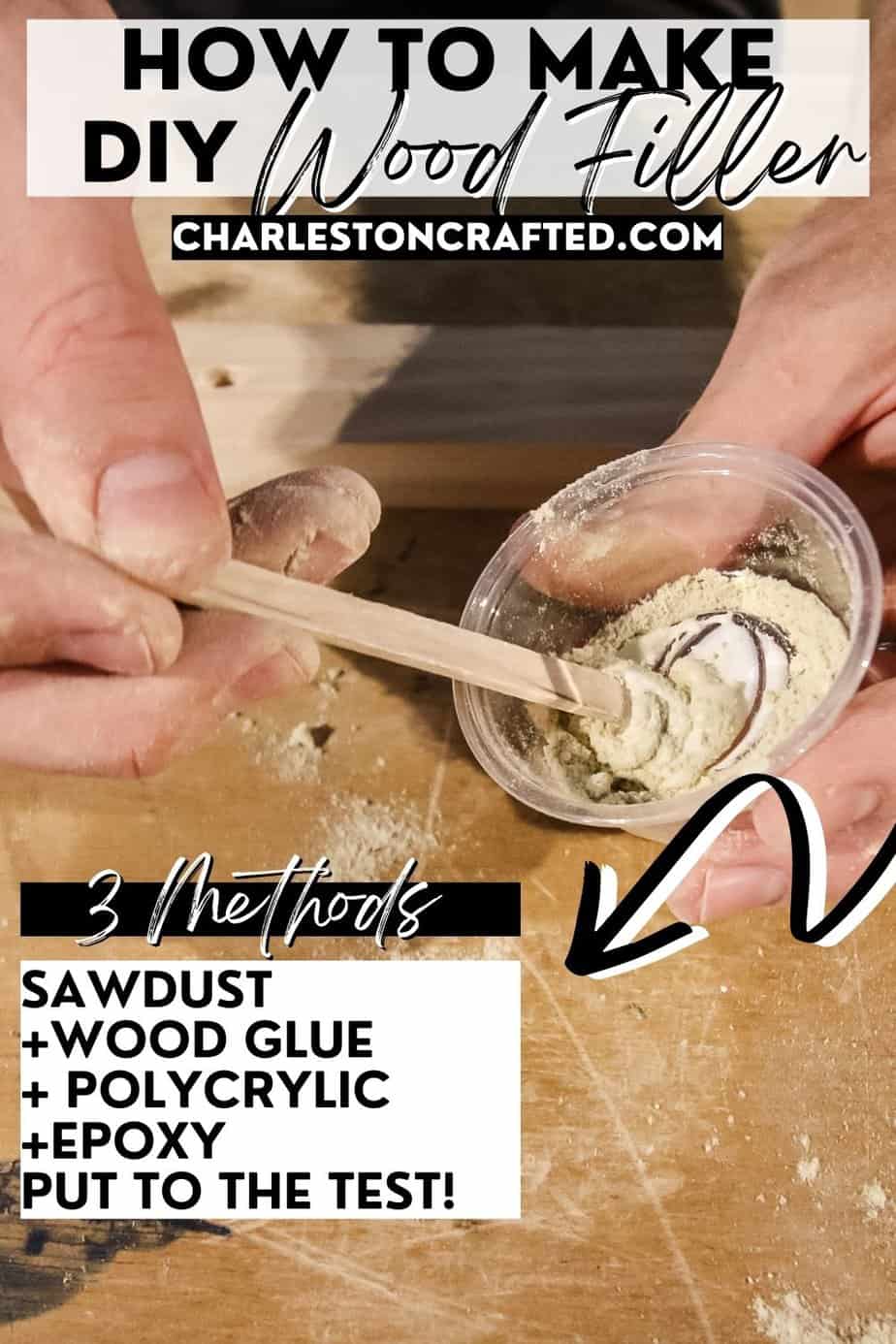 How to Make Wood Filler With Stuff You Already Have