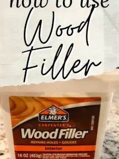 how to use wood filler