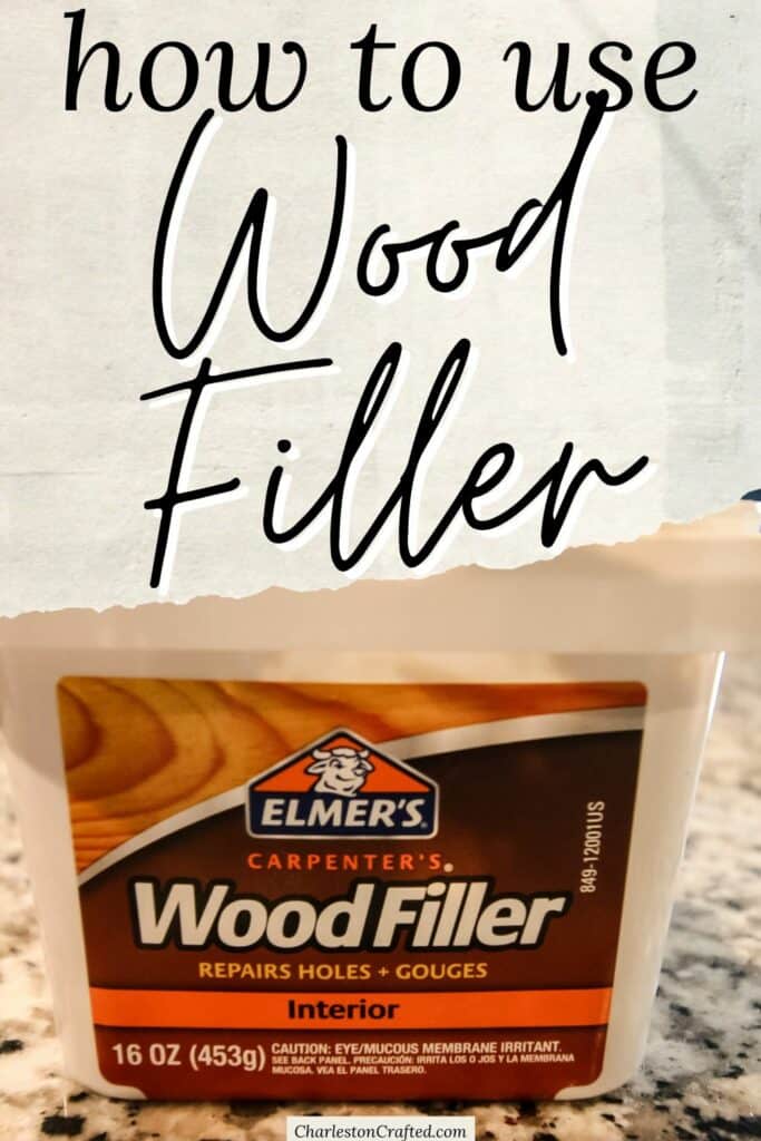 how to use wood filler