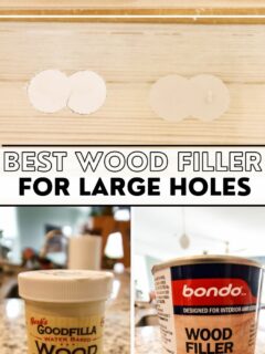 the best wood filler for large holes