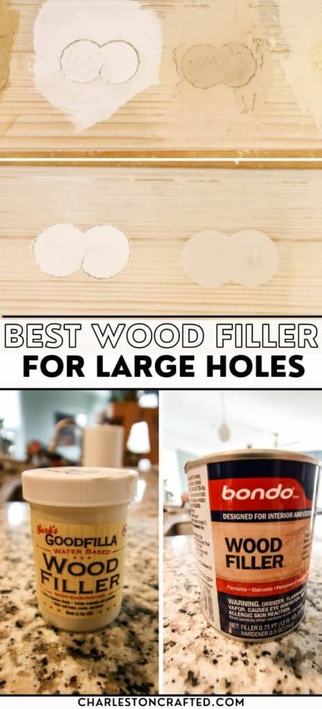 The best wood filler for large holes