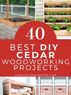 best diy cedar woodworking projects