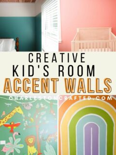 creative kids room accent walls