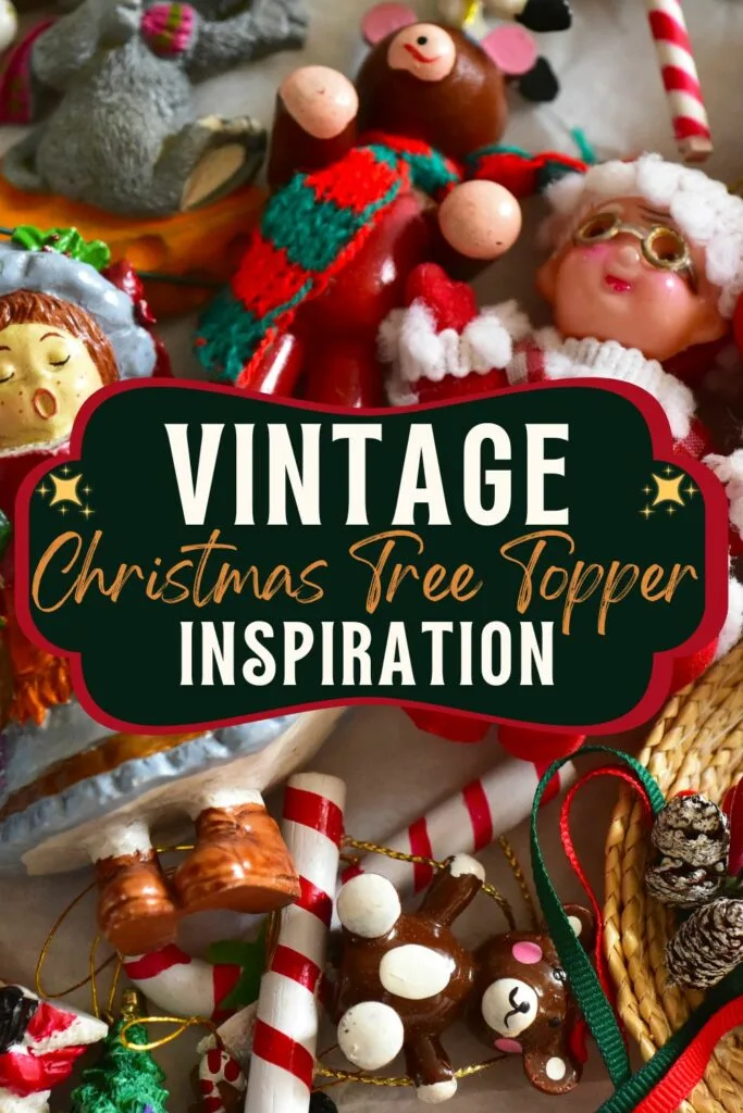 vintage christmas tree topper inspiration