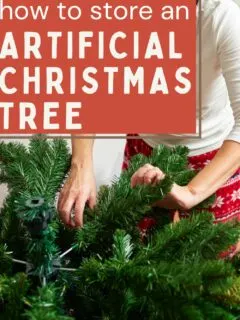How to store an artificial Christmas tree