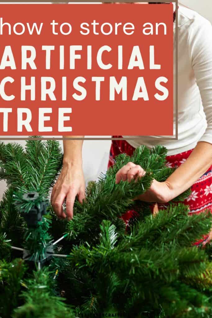 How to store an artificial Christmas tree