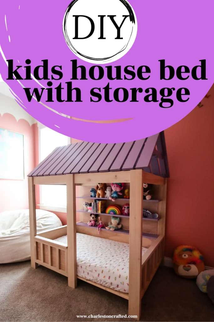 DIY toddler house bed - Charleston Crafted