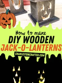 Easy DIY wooden Jack-o-Lantern - Charleston Crafted