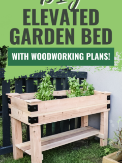 DIY elevated garden bed - Charleston Crafted