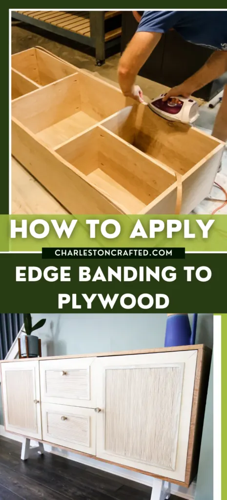 How to apply edge banding to plywood - Charleston Crafted