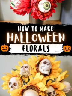 how to make halloween florals