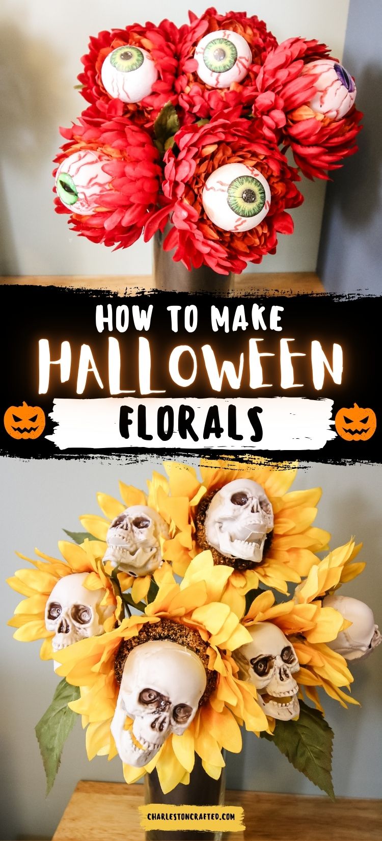 how to make halloween florals