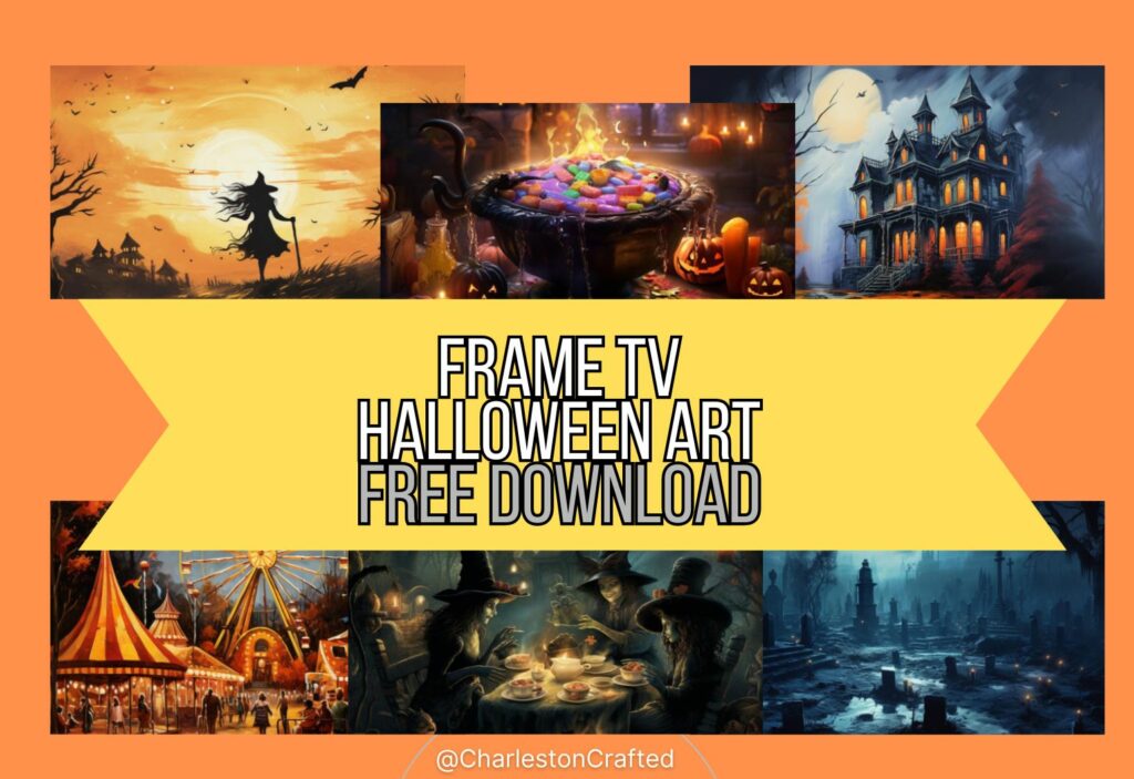 halloween frame tv art