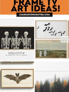 Halloween frame TV art ideas