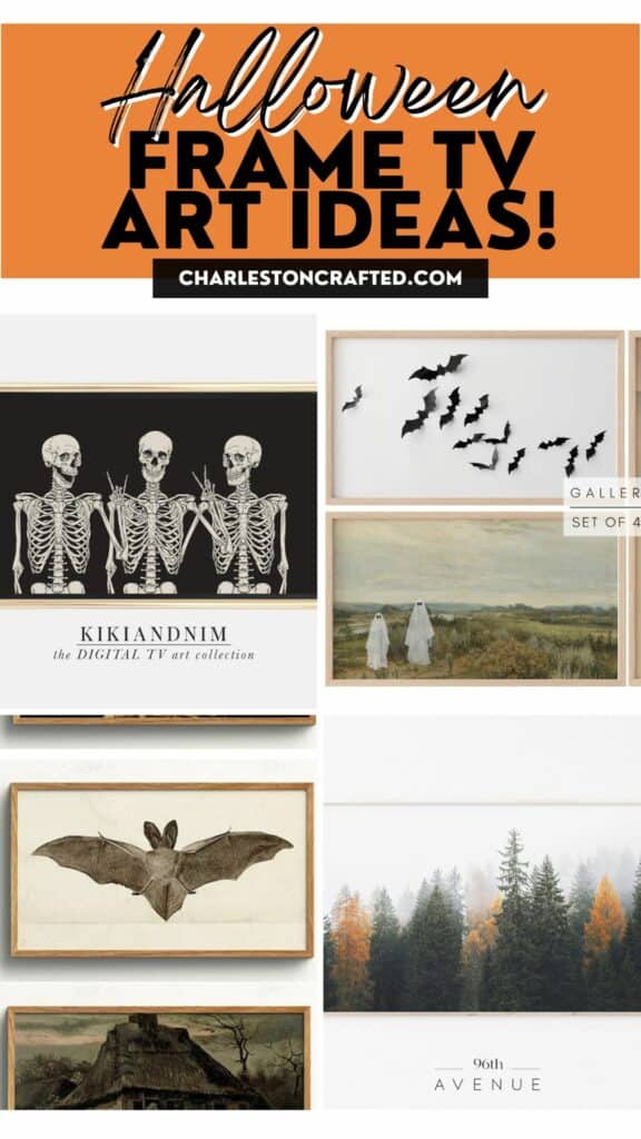 Halloween frame TV art ideas