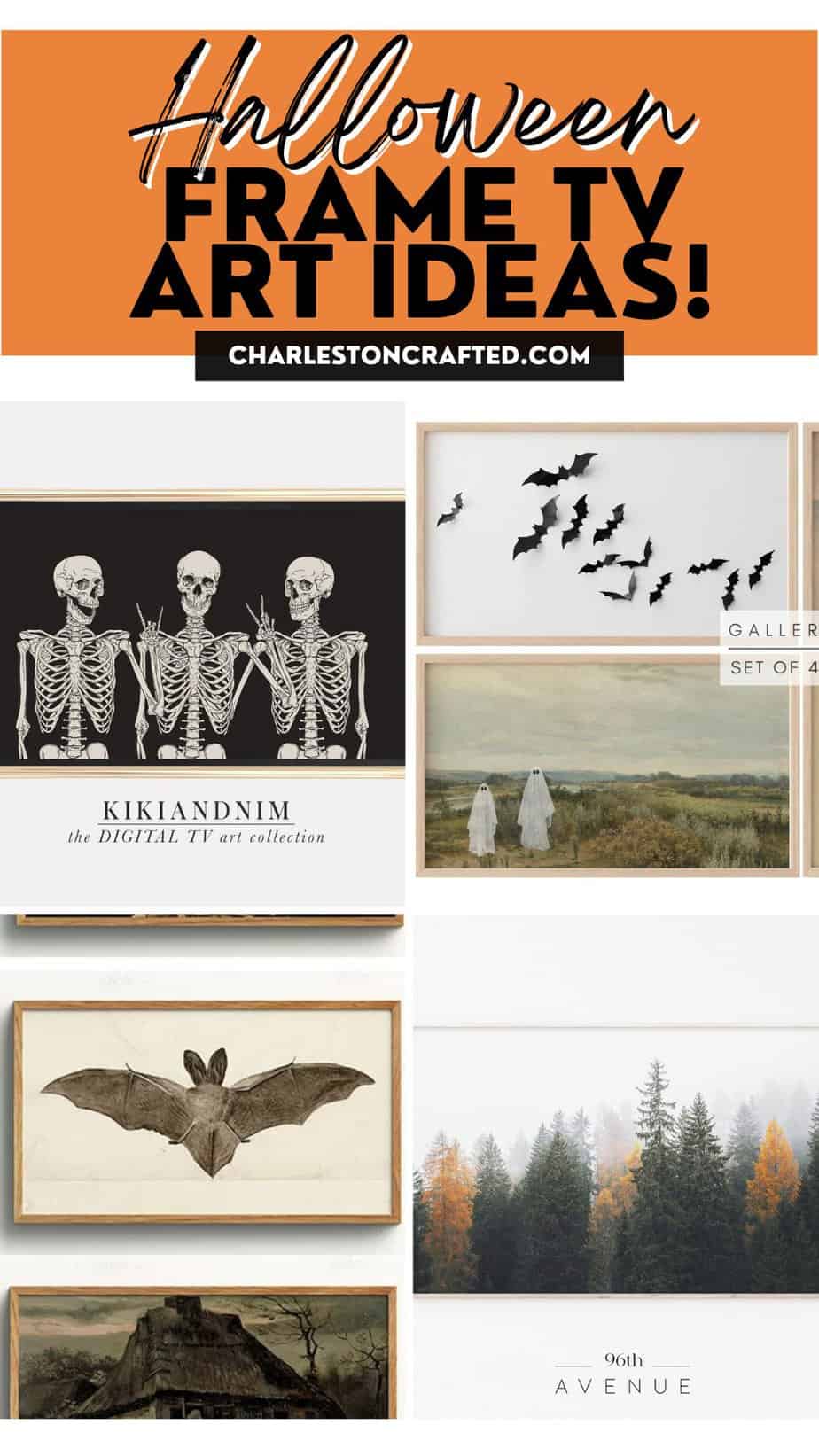 Halloween frame TV art ideas