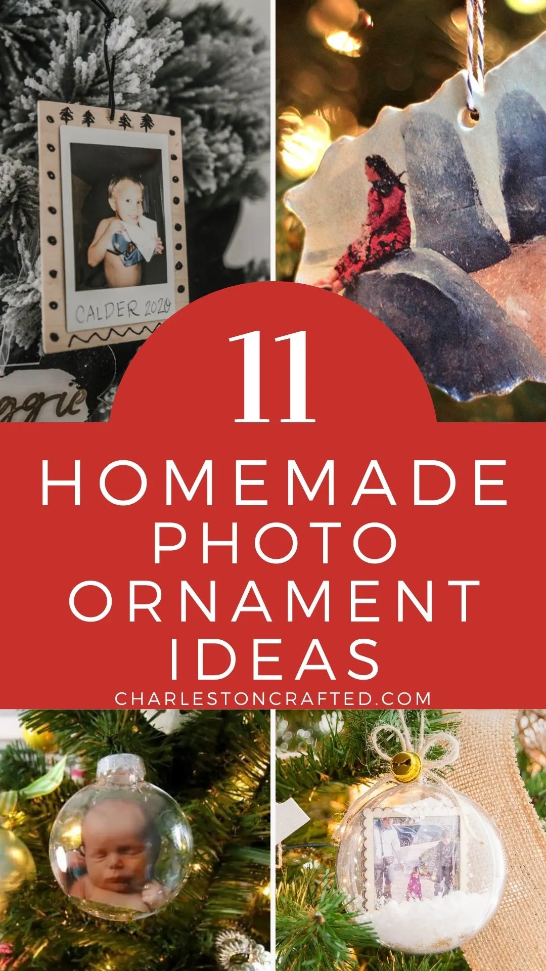 11 homemade photo ornament ideas