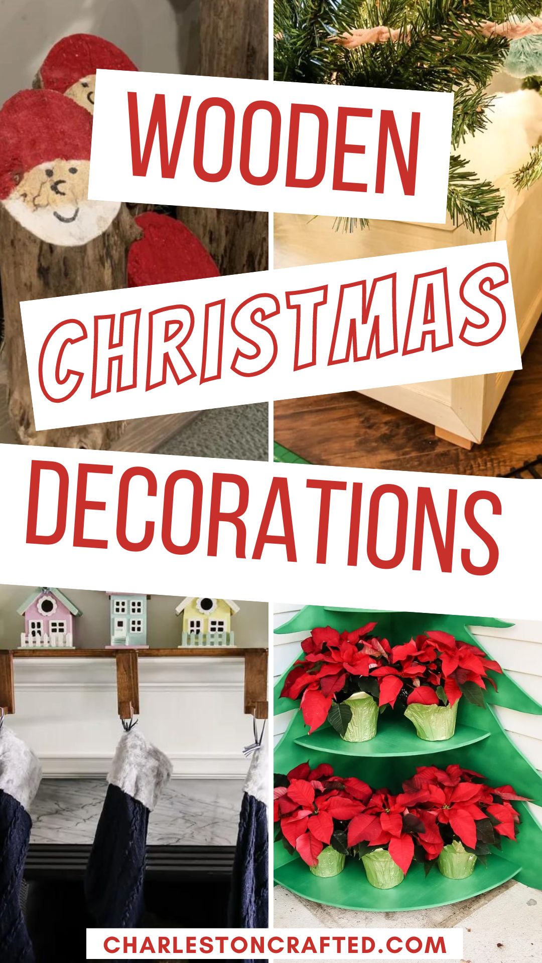wooden christmas decorations