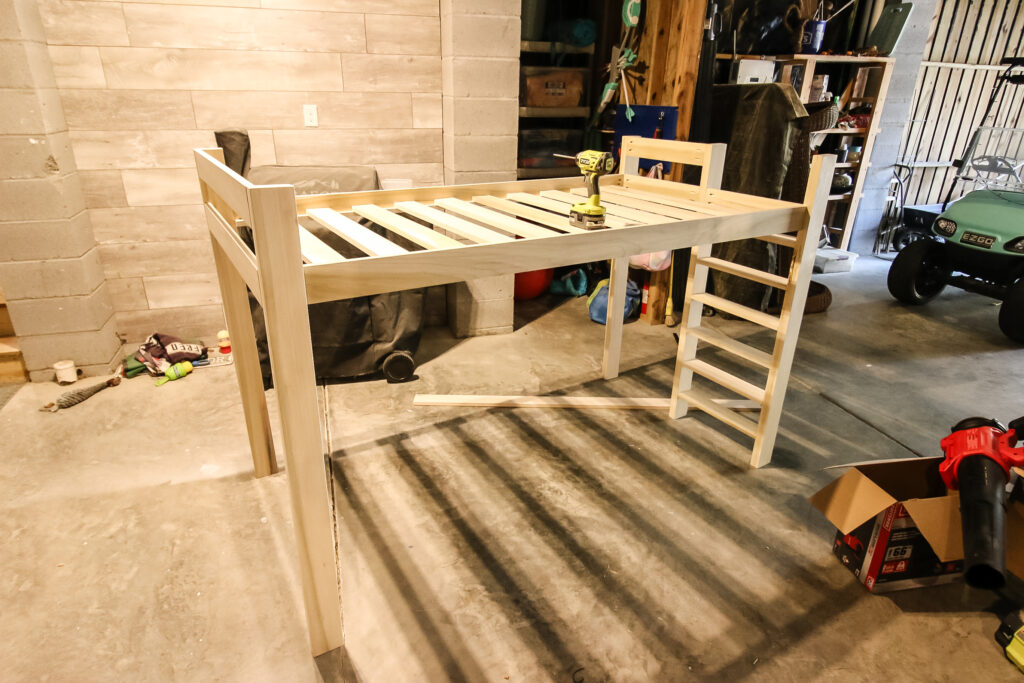 Dry fit for DIY loft bed