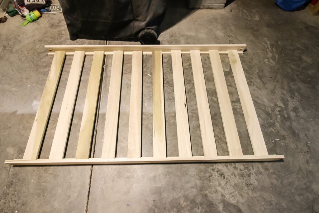 Bed frame for DIY loft bed