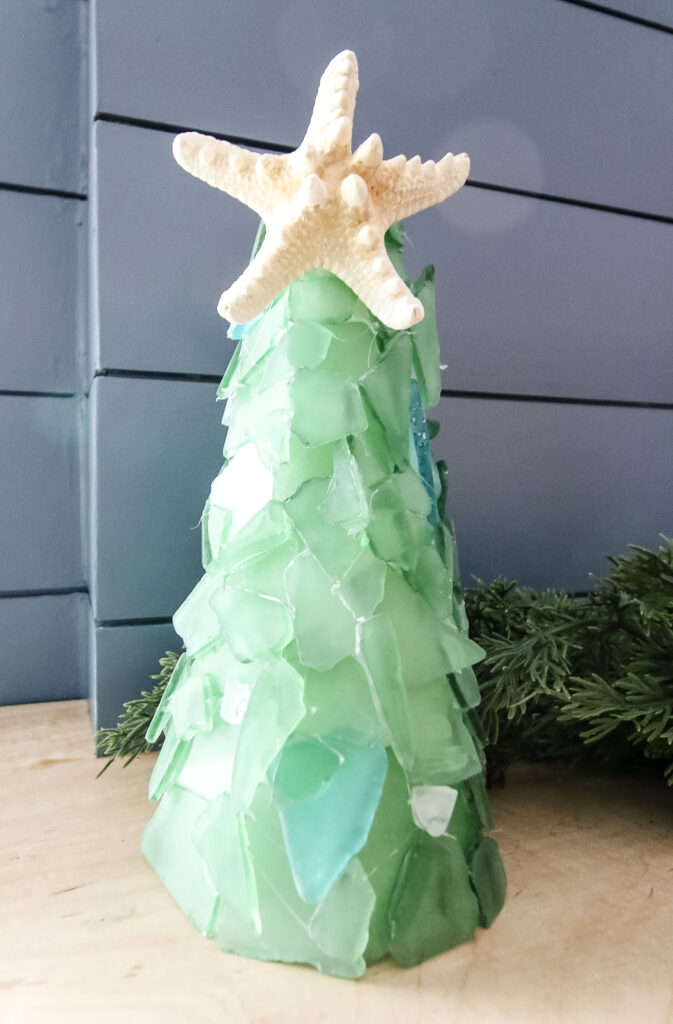 sea glass christmas tree