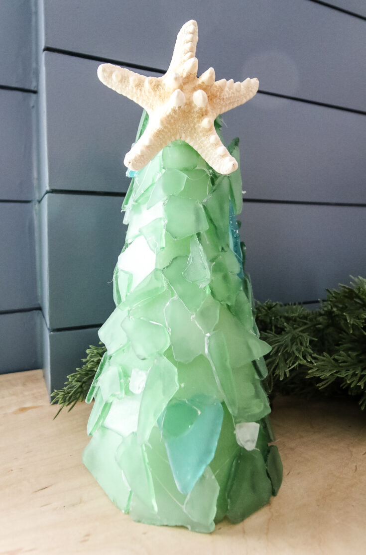 sea glass christmas tree