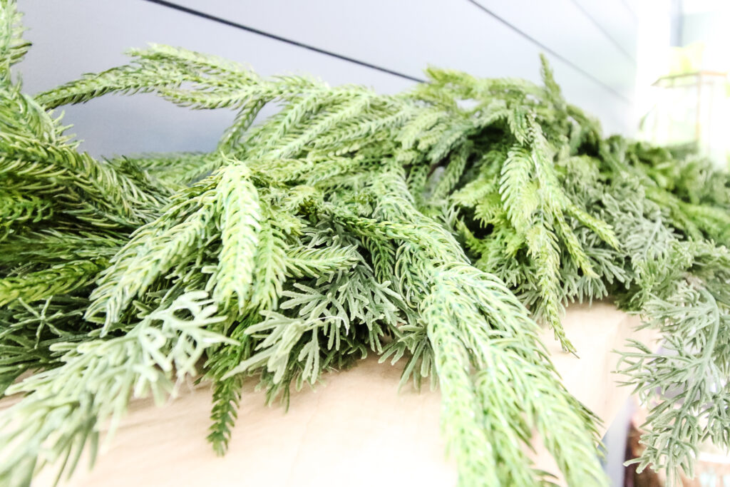 pine and cedar afloral garland combo