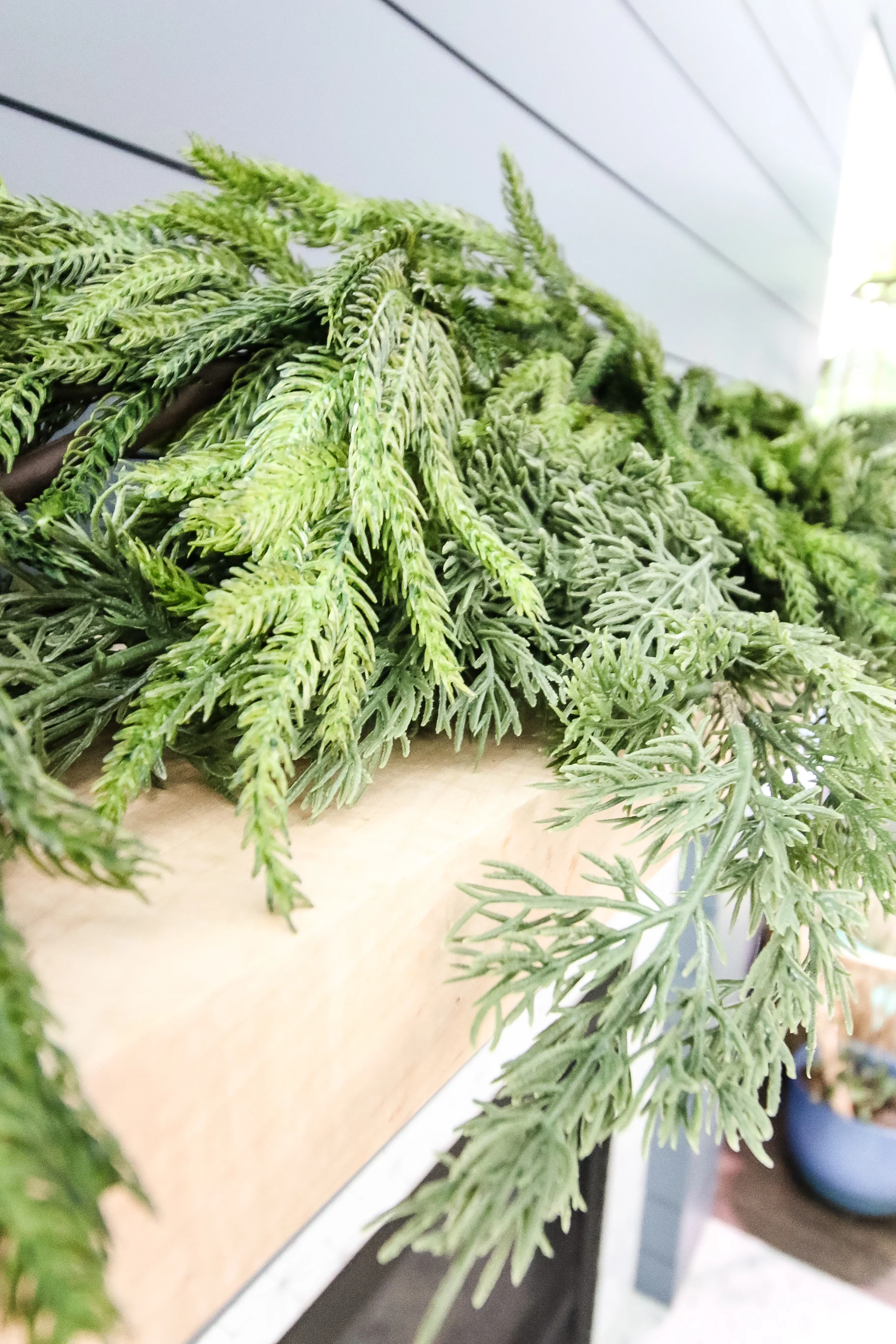 pine and cedar afloral garland combo
