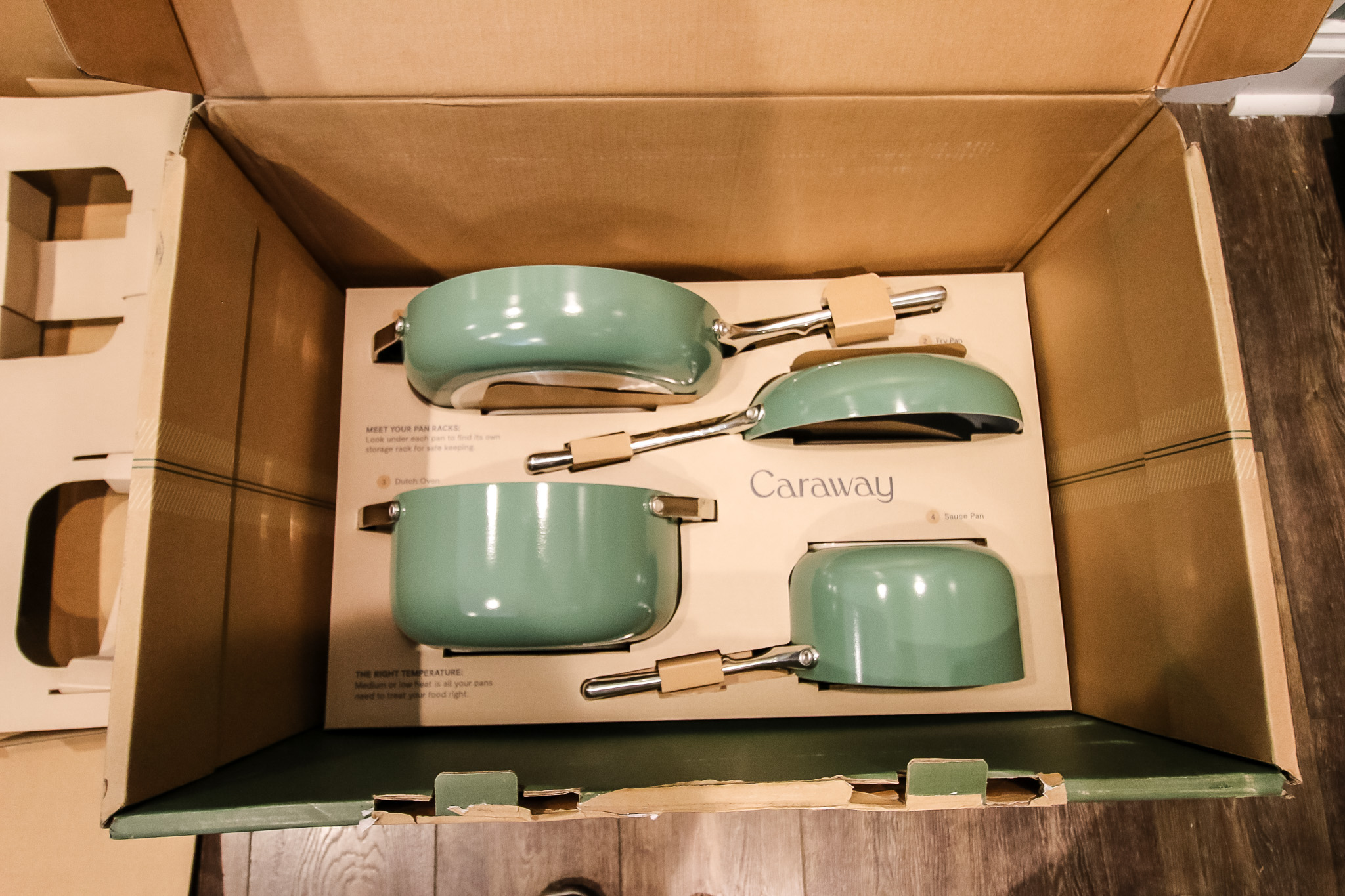 caraway pans in box