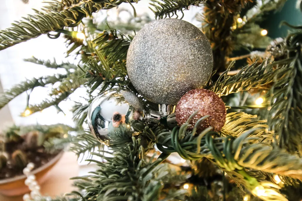 ornament cluster on a tree