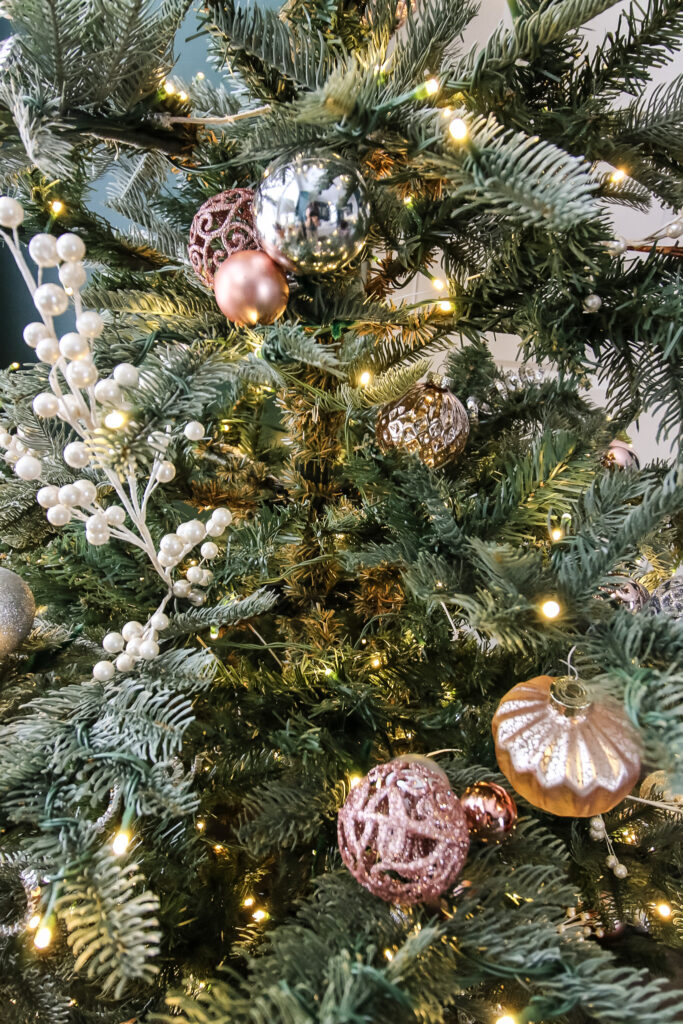 ornament cluster on a tree