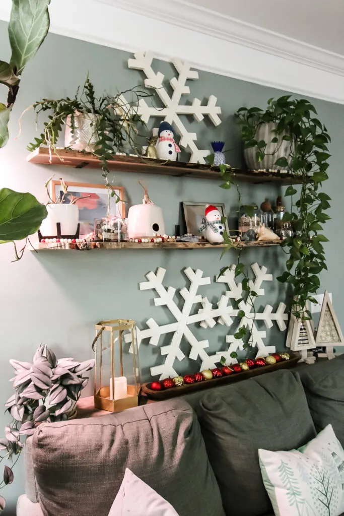 christmas shelves