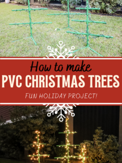 How to make PVC pipe Christmas trees - Charleston Crafted