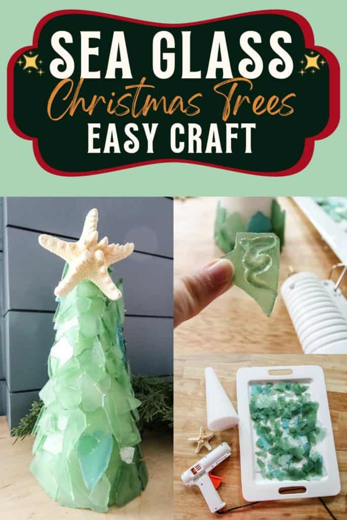 Sea Glass Christmas Trees