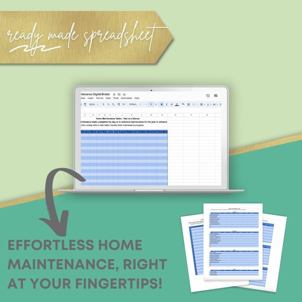 home maintenance digital binder