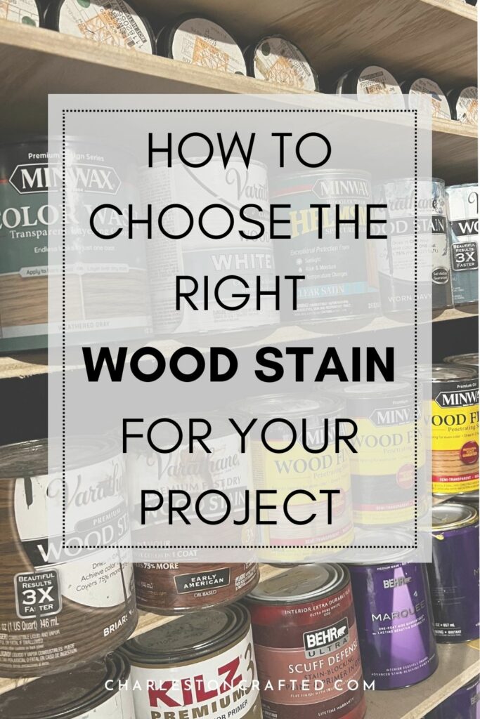 How to choose the right wood stain for your project