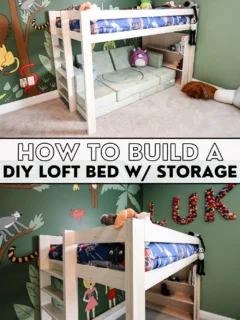 DIY loft bed - Charleston Crafted
