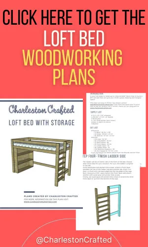 Loft bed woodworking plans - Charleston Crafted
