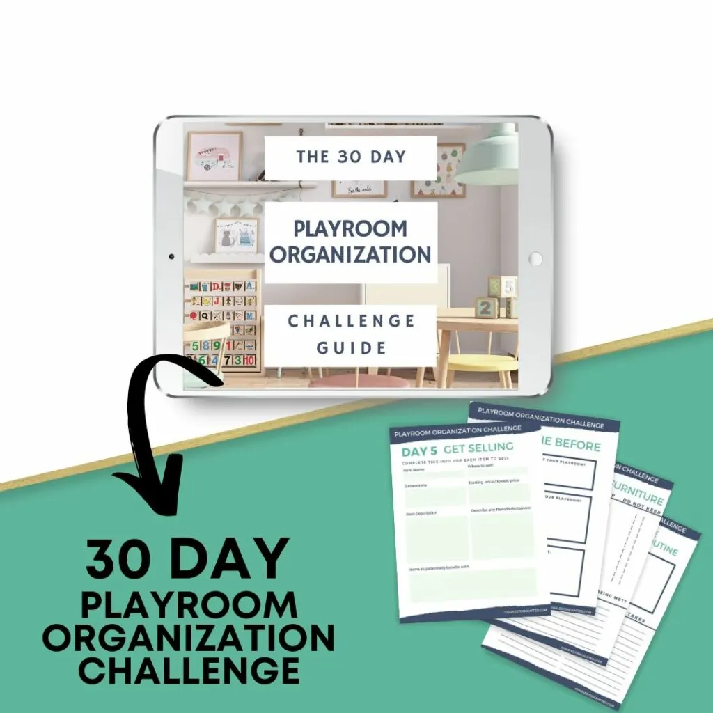 30 day playroom organization challenge