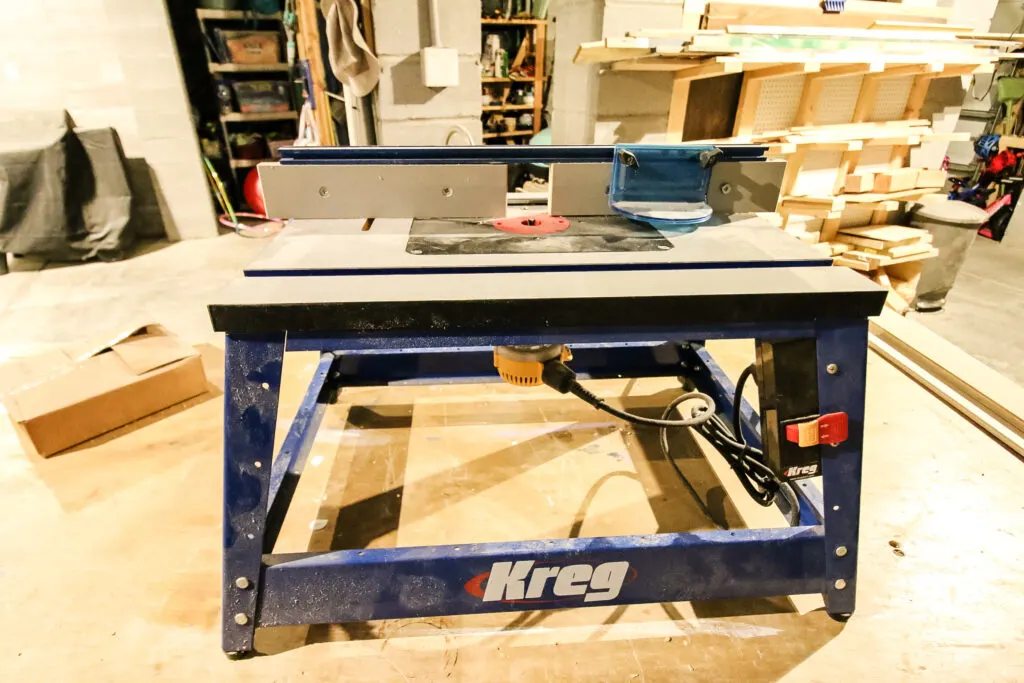 Kreg benchtop router table